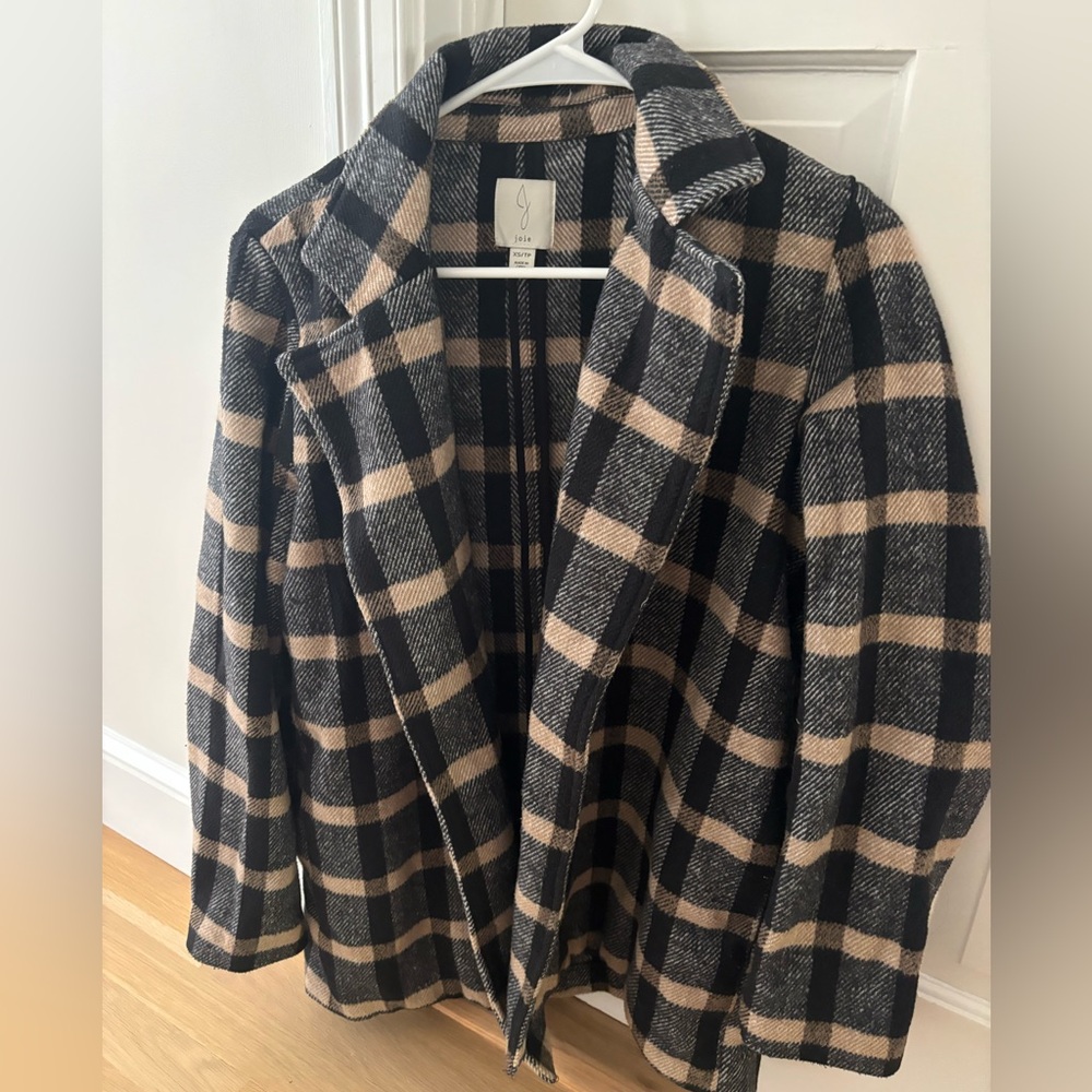 Plaid joie jacket